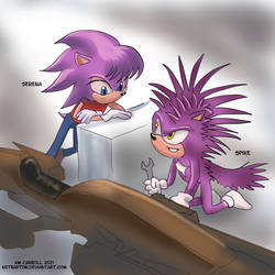 Sonic fan characters - Serena and Spike