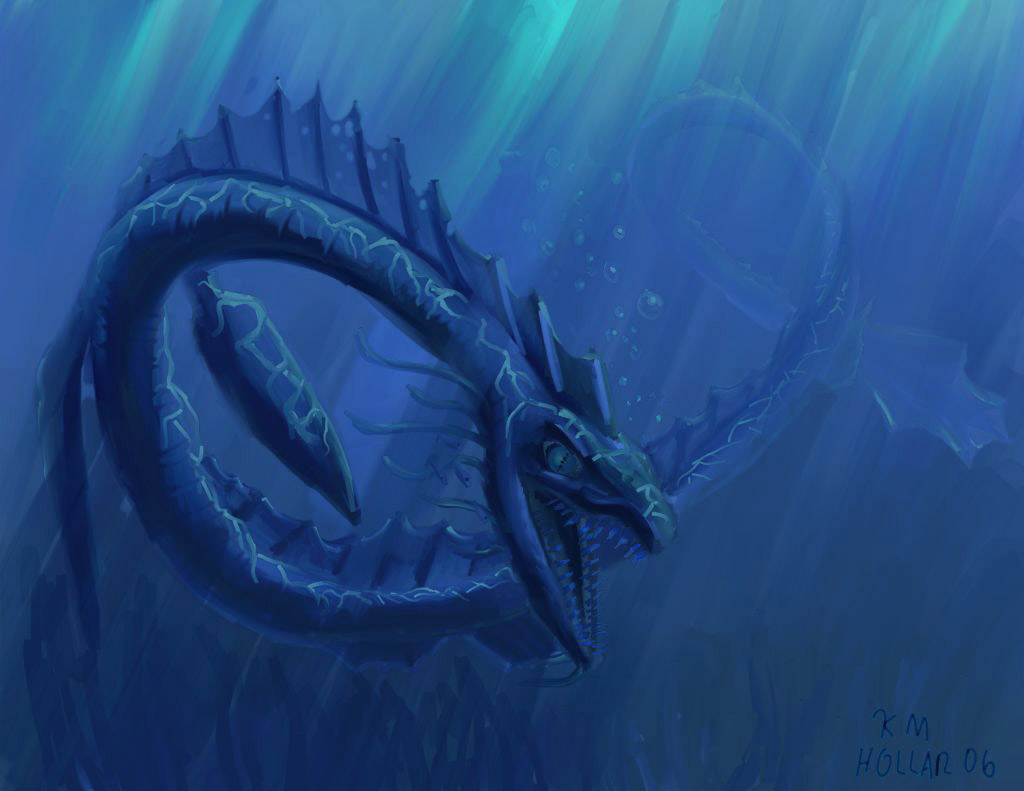 Sea serpent by NetRaptor on DeviantArt