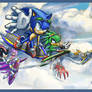 Sonic Riders- dragon formation