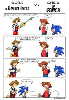 Sora vs. Chris - comic