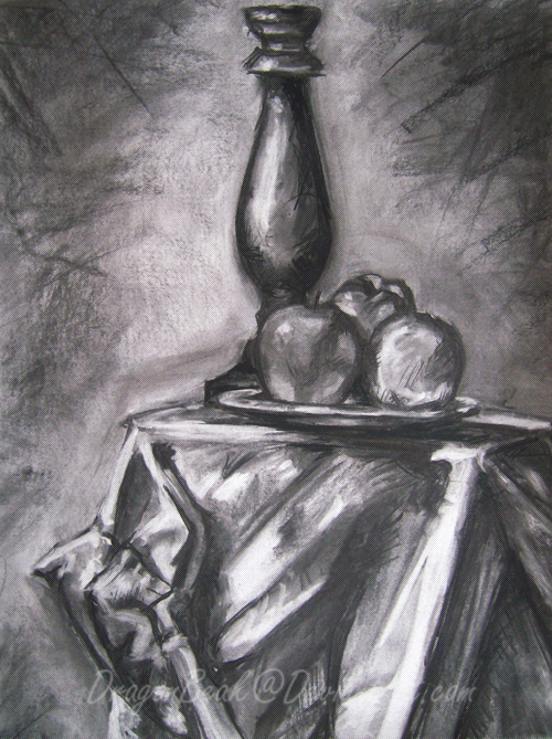 Charcoal Still Life I