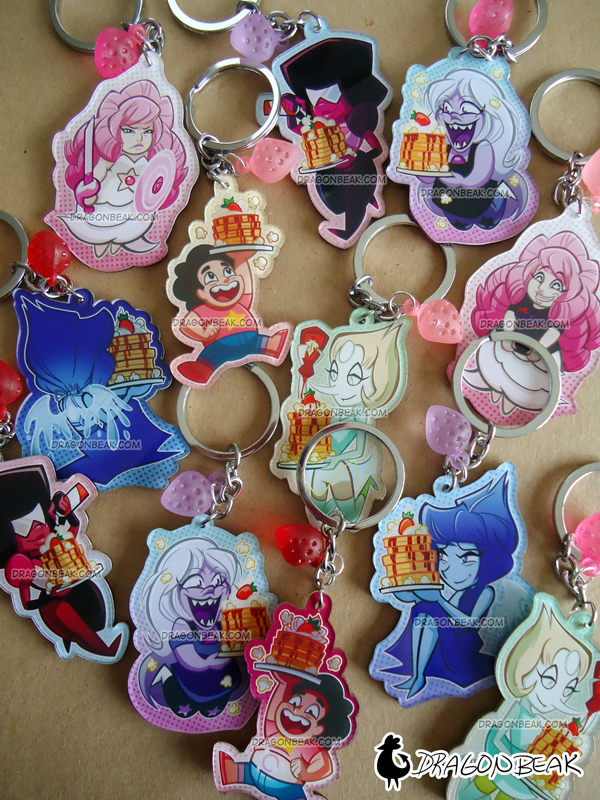 Steven Universe Together Breakfast Keychains