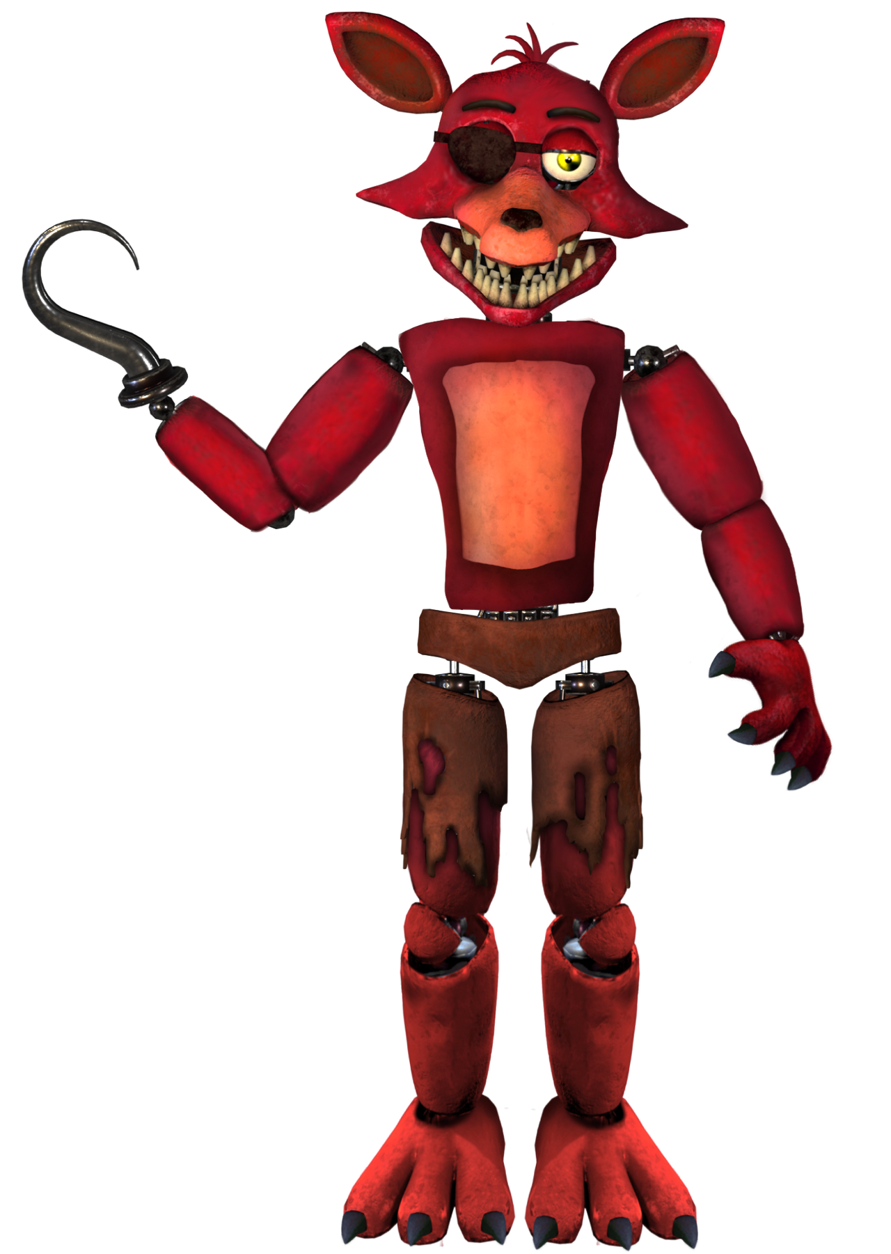 Fixed Withered Foxy by TheInkB0nnie on DeviantArt