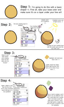 How I shade in Paint Tool SAI: Tutorial