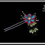 Red n Blue Kanzashi