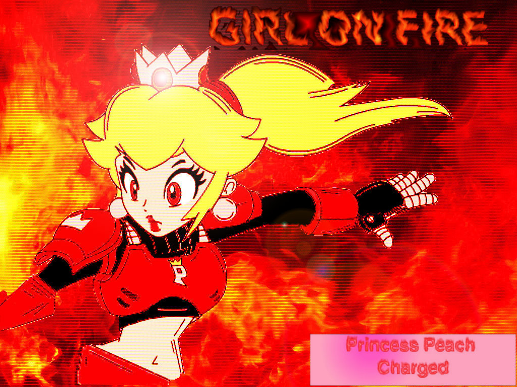 Playing against the danger - Fire Princess Peach