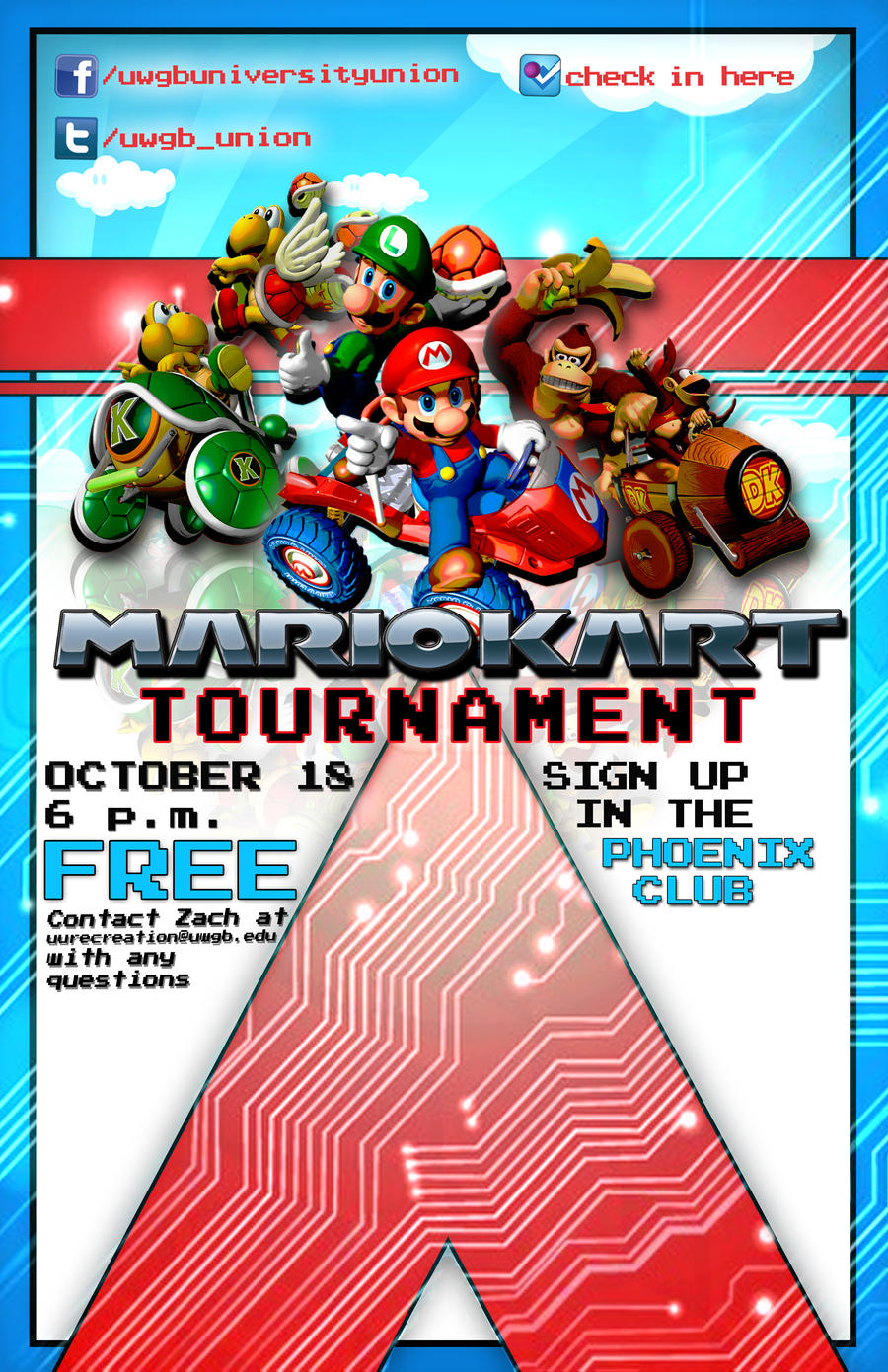 Mario Kart Tournament Poster by NEW-JUDAS on DeviantArt