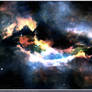 The coloured Dragon nebula