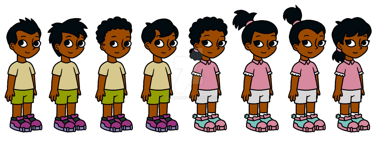 Octelets Octuplets as Eight Year Olds by ummm1 on DeviantArt