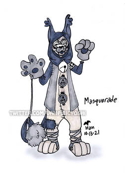 Ink Art 2021 - Day 6 - Masquerade