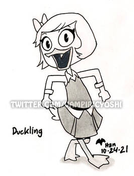 Ink Art 2021 - Day 9 - Duckling