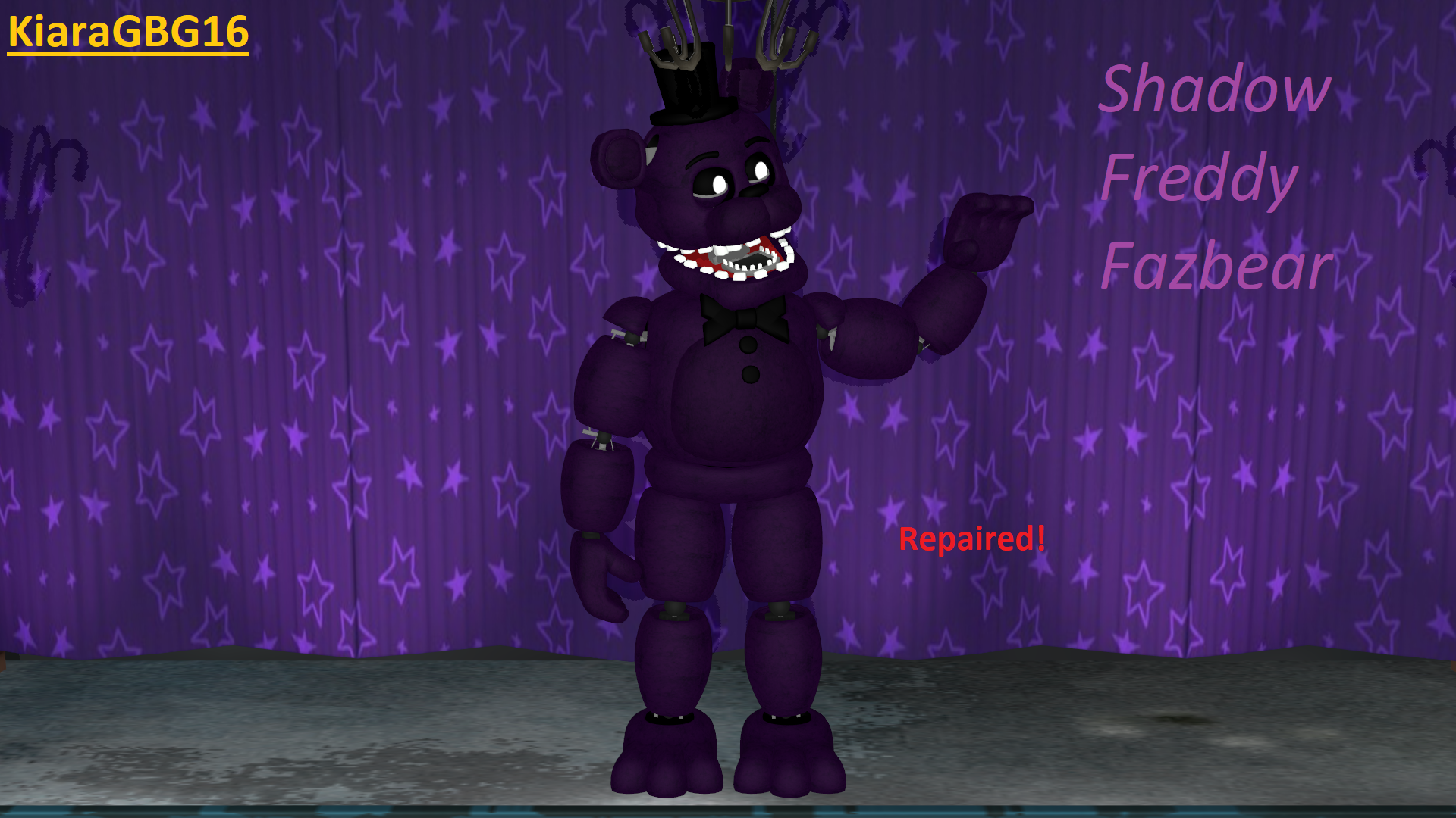 Shadow Freddy (Based on Old Game:Fazbear 64) : r/fivenightsatfreddys