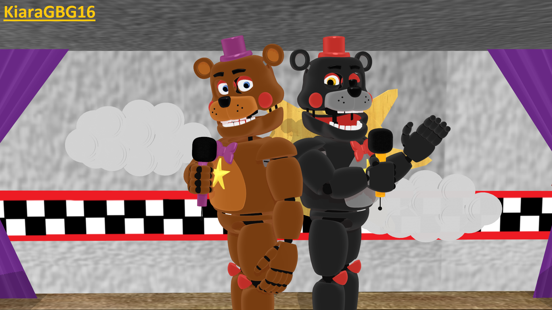 Rockstar Freddy/Lefty - FNaF 6 by ScooperExeBR on DeviantArt