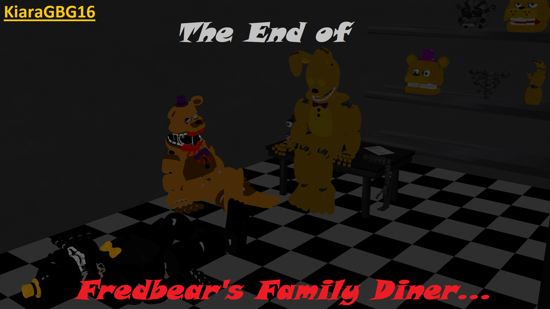 1983/1987 Fredbear in FNaF 4 by RealZBonnieXD on DeviantArt