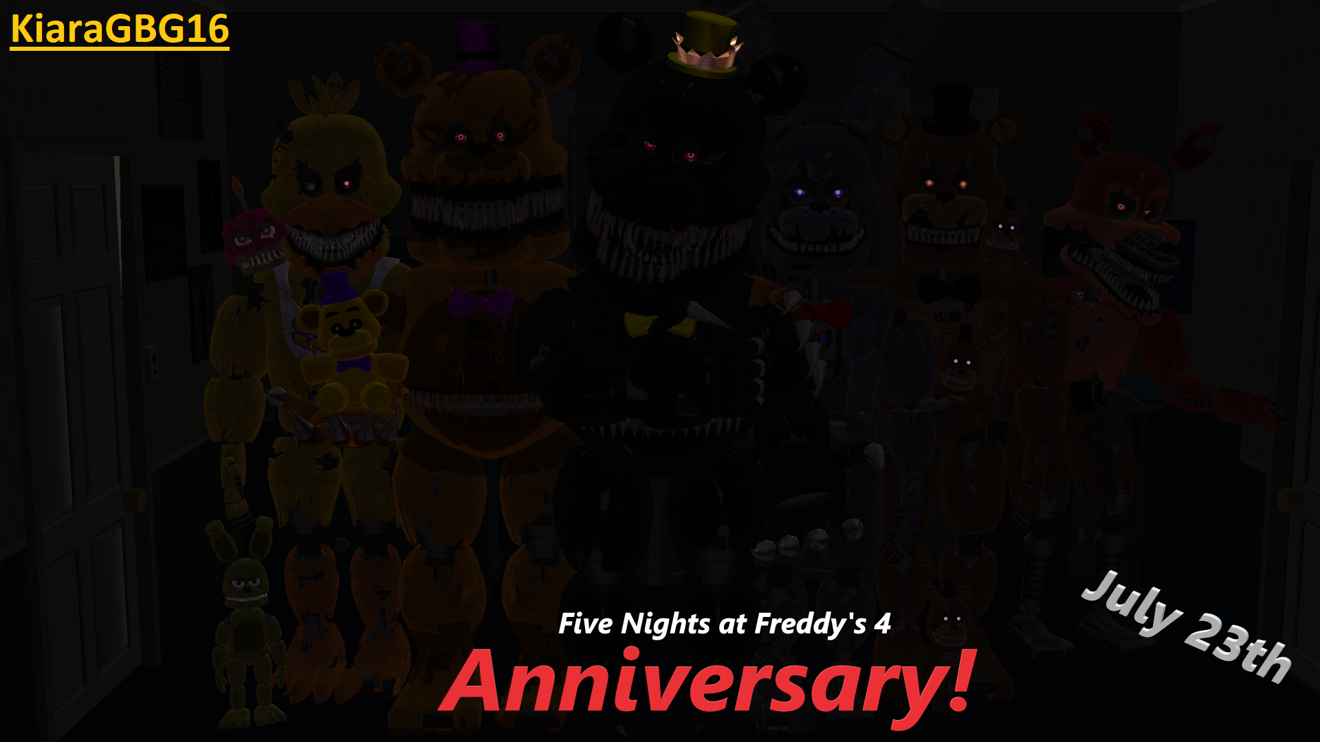 Video Game Five Nights at Freddy's 4 HD Wallpaper