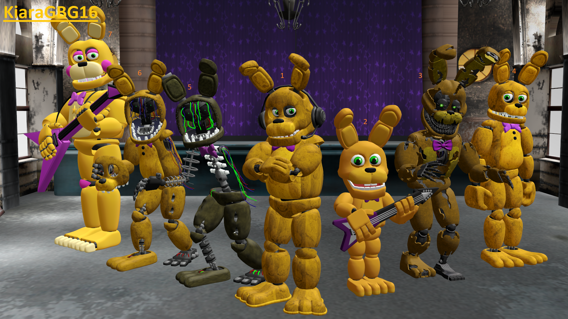 Adventure Nightmare load (FNaF World) by KiaraGBG16 on DeviantArt