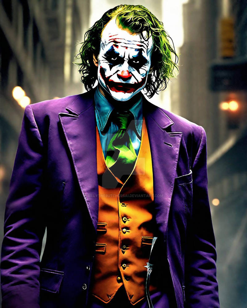 The Joker (Heath Ledger) by BillyTheButchersAI on DeviantArt