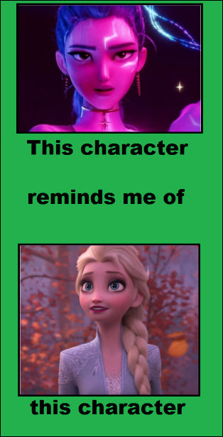 Rumi remind me of elsa by Cookiepiestar on DeviantArt