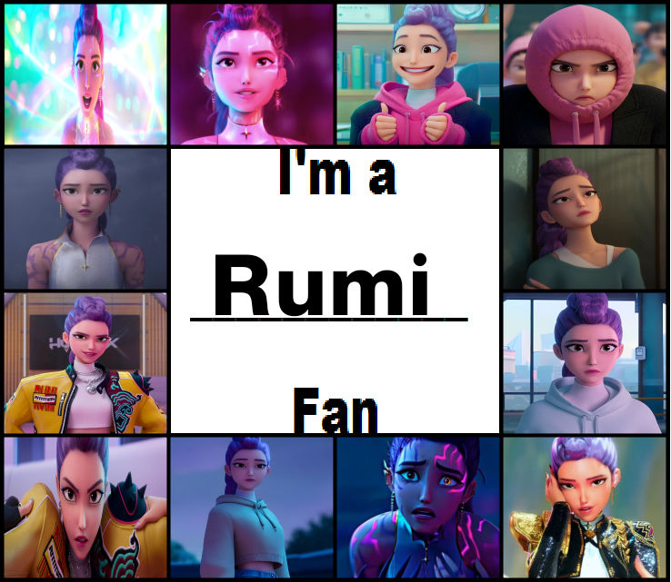 M M Rumi I'm A Rumi Fan by Cookiepiestar on DeviantArt