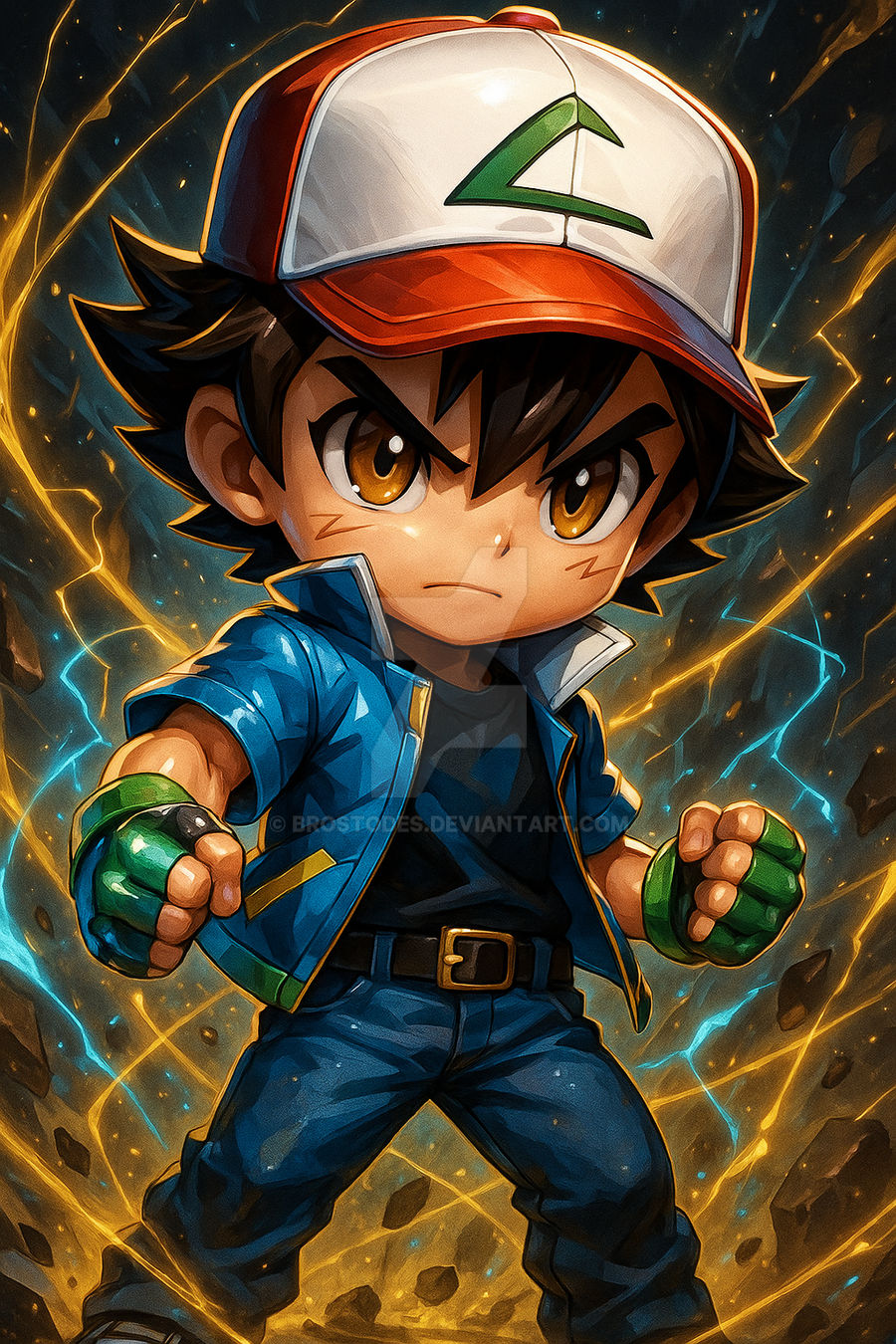 Ash Ketchum Chibi by brostodes on DeviantArt