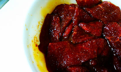 Simple Pleasures -- Raw Meat and Marinade