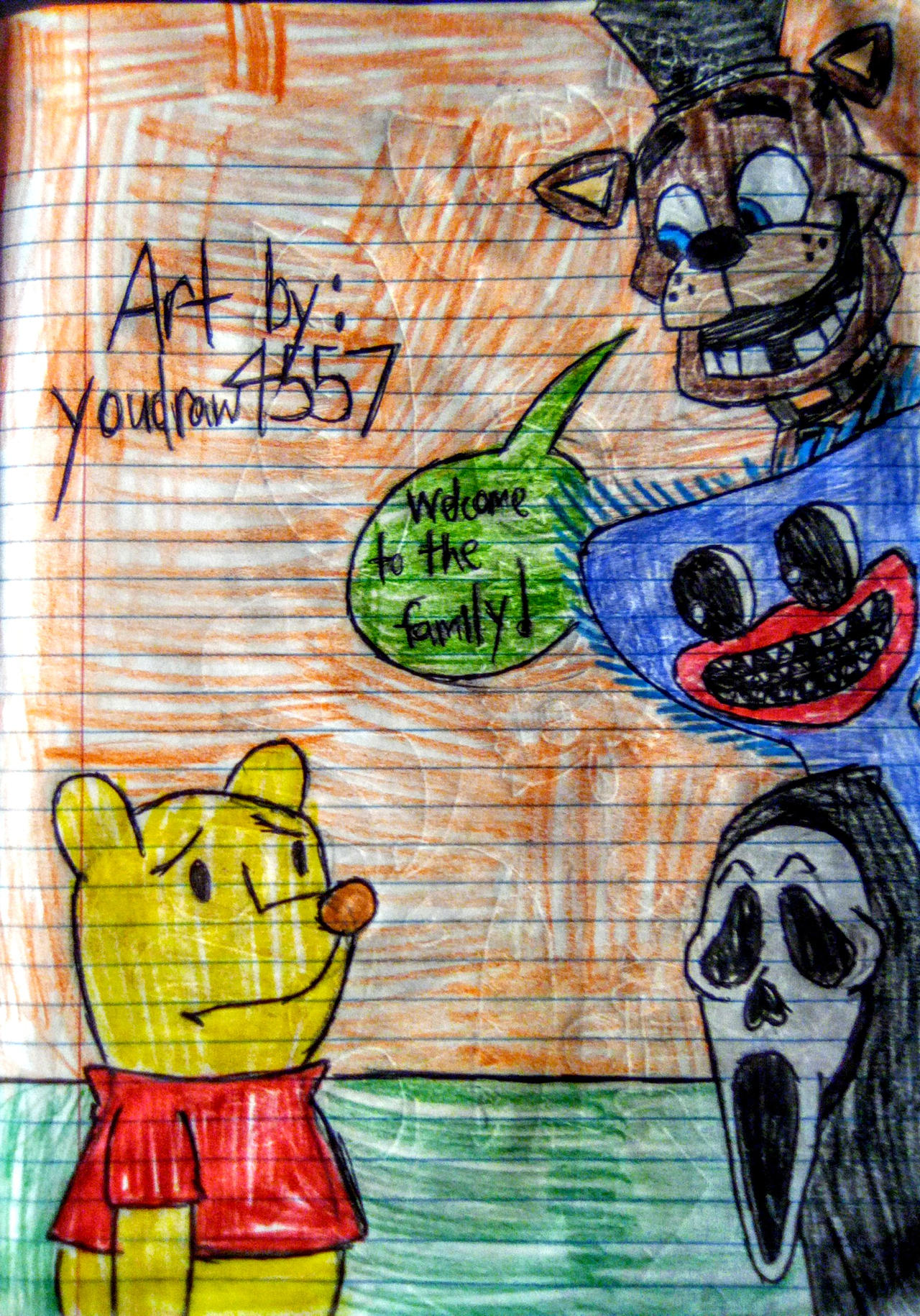 Pooh Enters The Horror Genre by youdraw4557 on DeviantArt