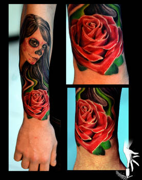 day of dead rose