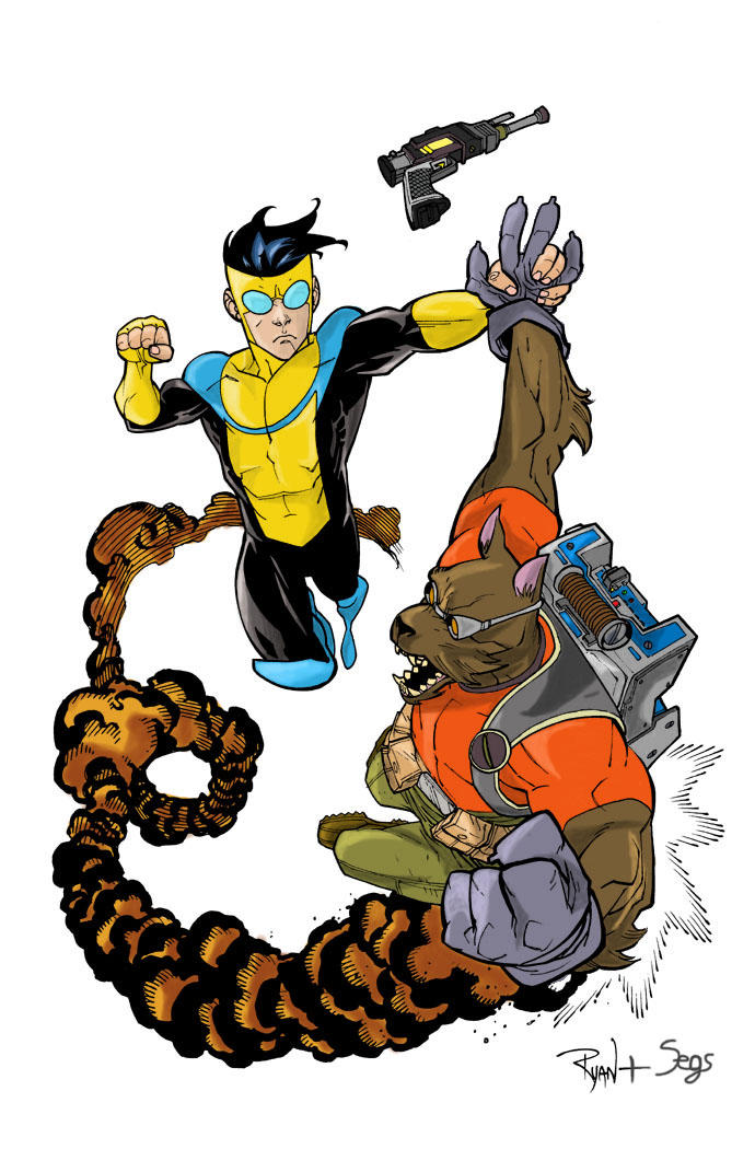 Colored Invincible Science Dog by InaudibleWhisper on DeviantArt