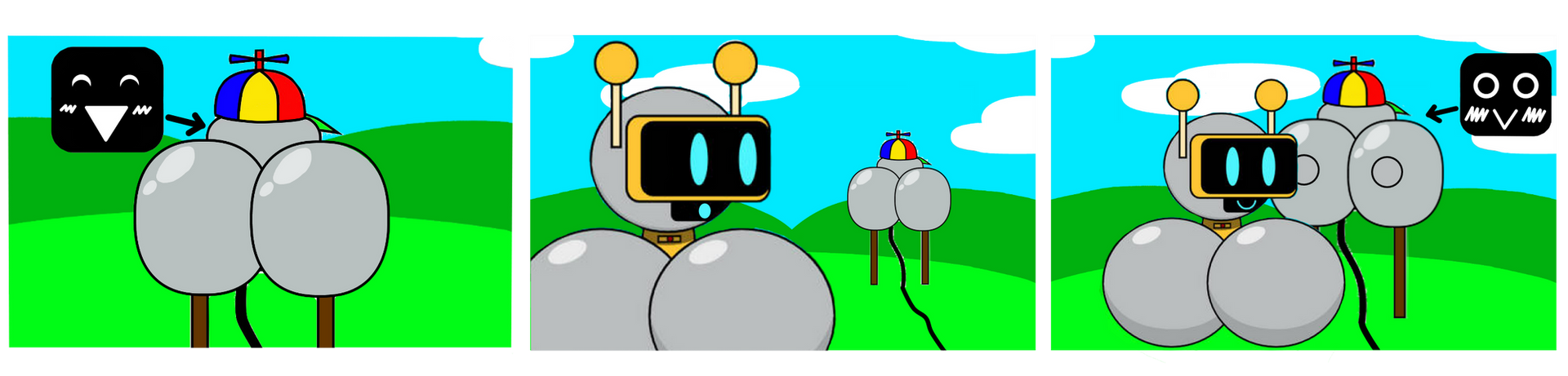 Comic Fun Bot and Mr Fun Computer! by PokedexAss4 on DeviantArt