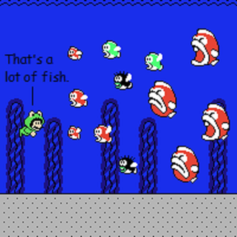 Mairo Fish Mario - That's a Lot of Fish by mariomaster88 on DeviantArt