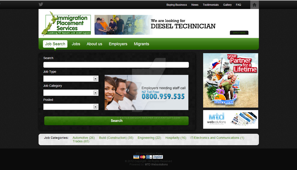 Immigration Placement Services Layout by eagle-design-reaper on DeviantArt