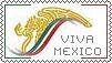 Viva Mexico Postal stamp by AJcosmo