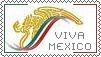 Viva Mexico Postal stamp