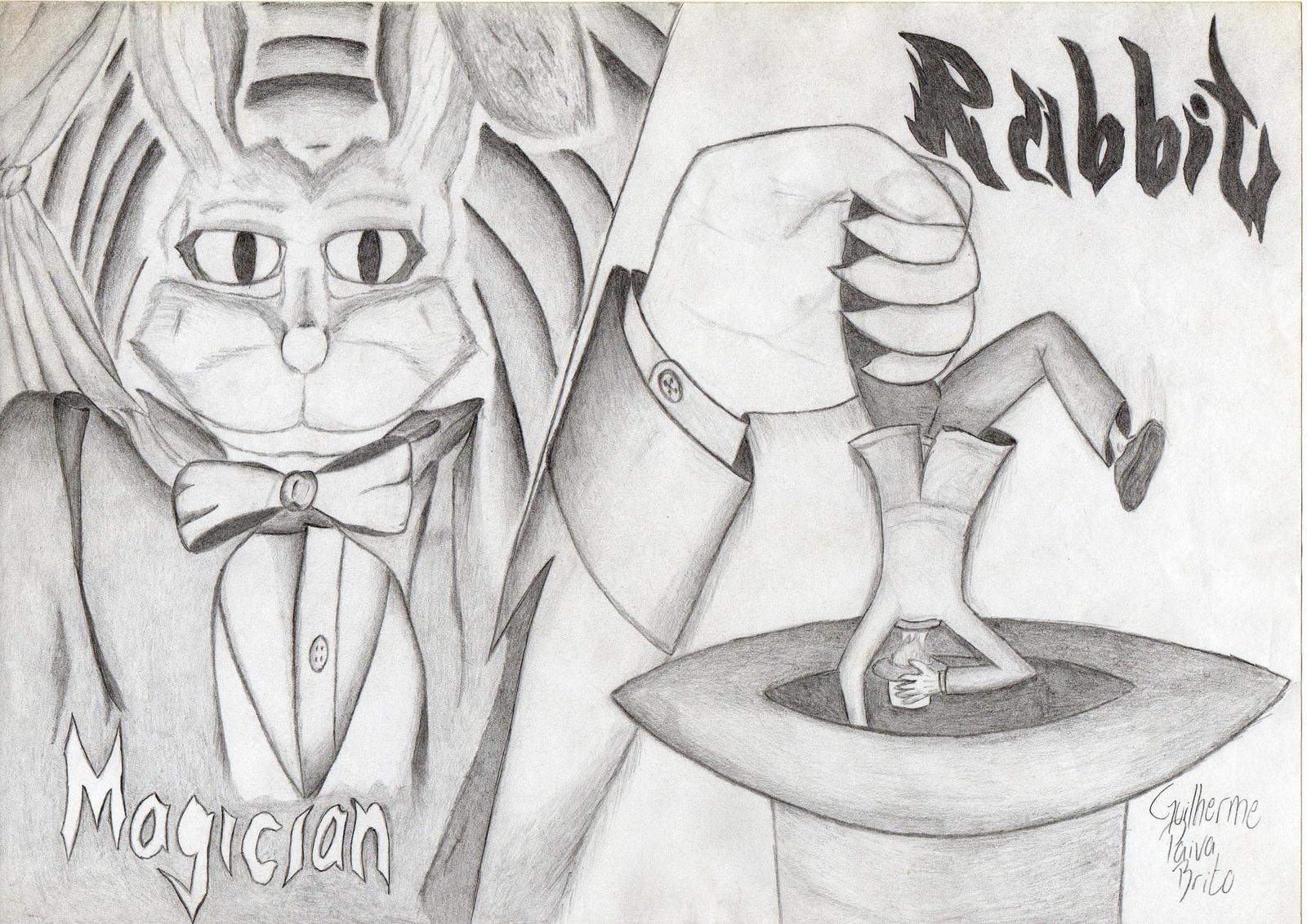 Martijn's Rabbit Magician by SabreTheWulf on DeviantArt