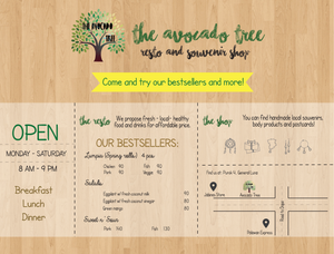 Avocado Tree House Menu