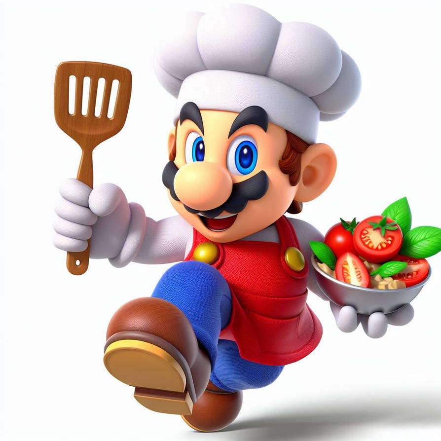Chef Mario by BlqckHeart on DeviantArt