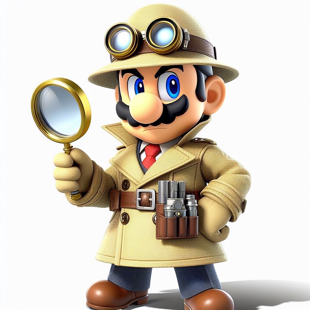 Fbi Mario Inspector Mario by BlqckHeart on DeviantArt