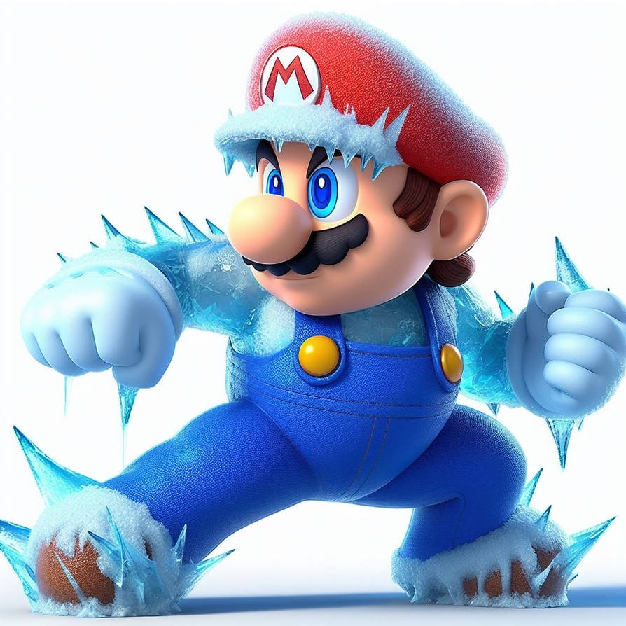 Ice Mario by BlqckHeart on DeviantArt