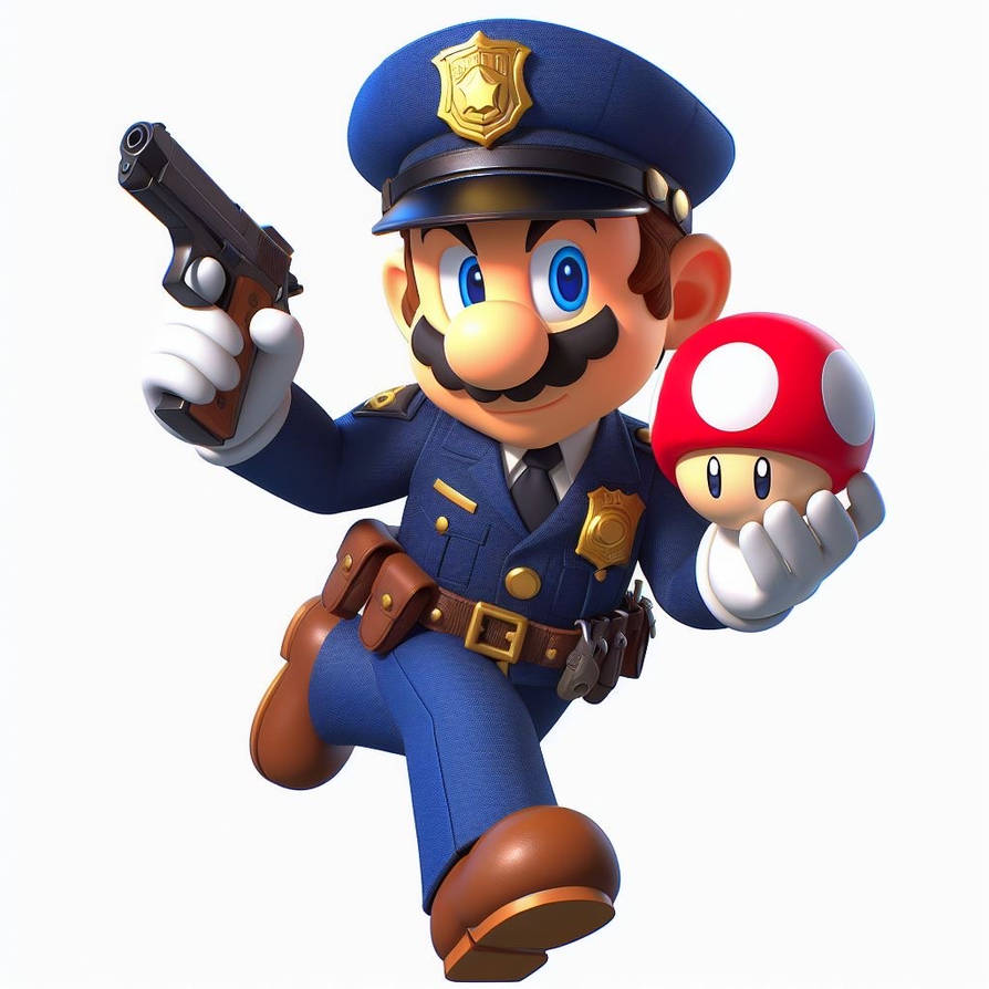 Mario Pollce Police Officer Mario by BlqckHeart on DeviantArt