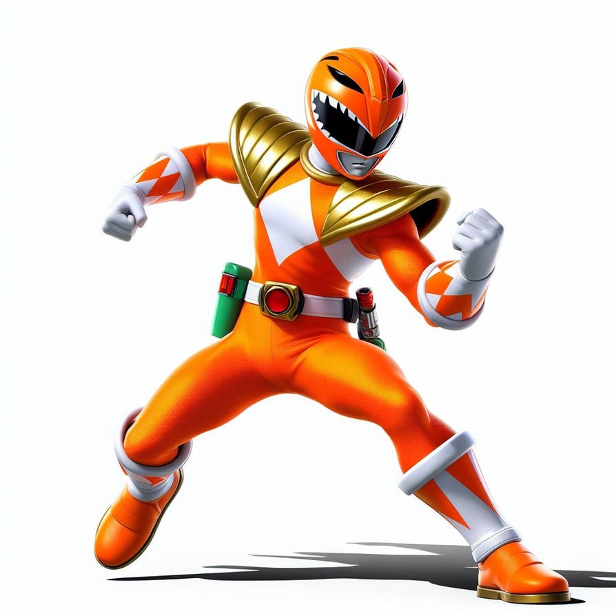 Orange Ranger by BlqckHeart on DeviantArt