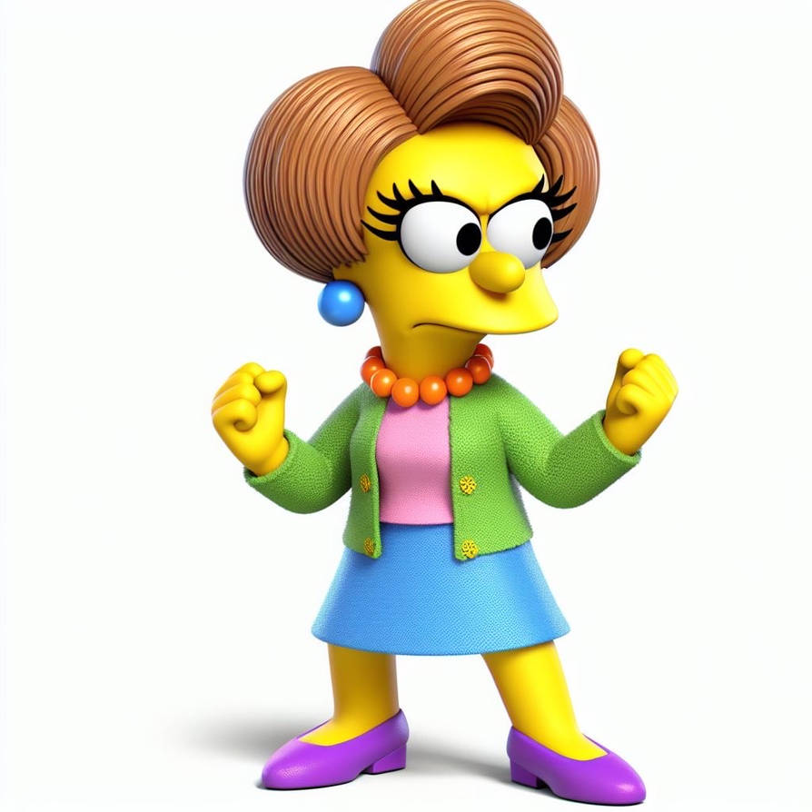 Edka Raspel Edna Krabappel by BlqckHeart on DeviantArt