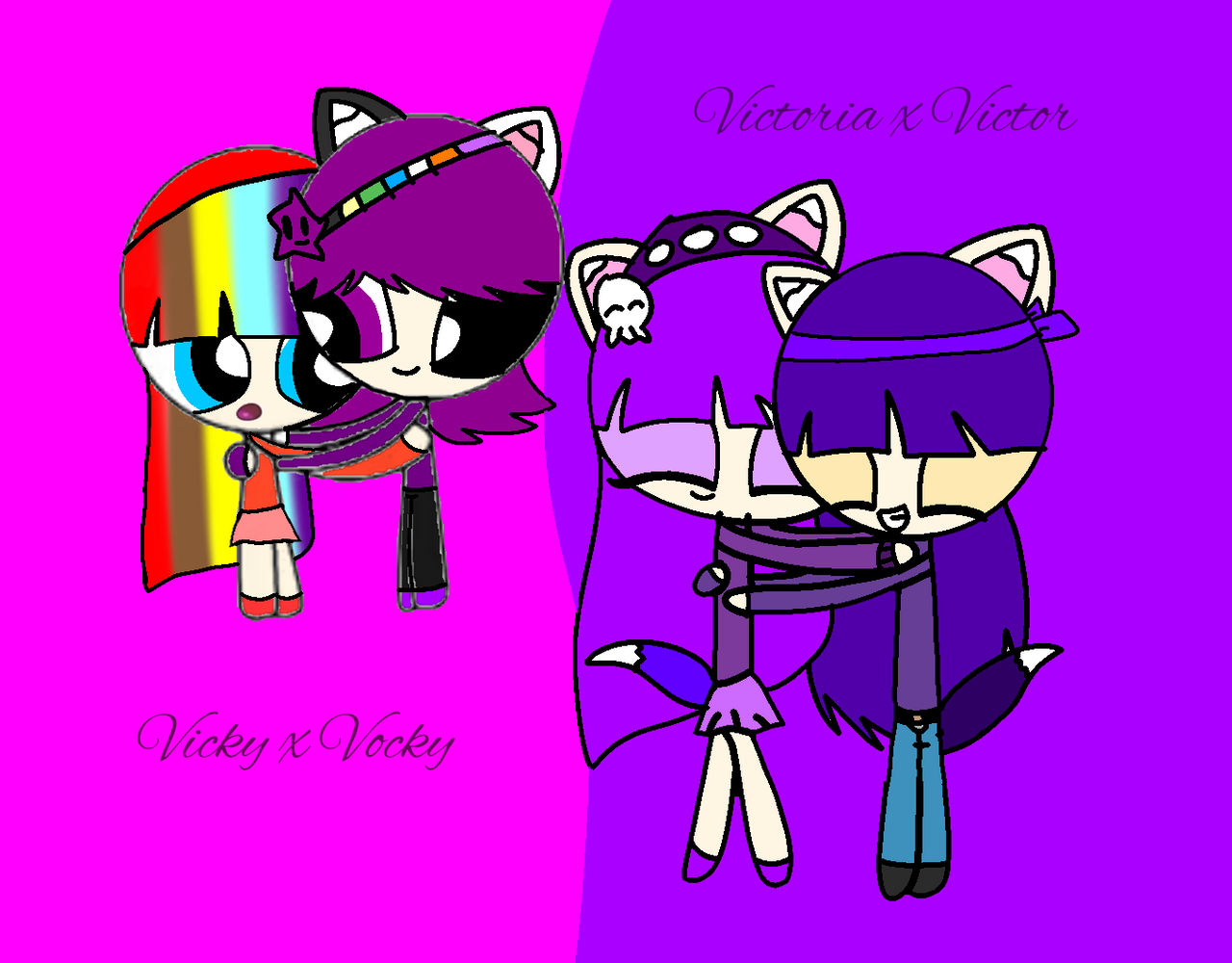 Victor Vicky Mod Vicky x Vocky and Victoria x Victor by Madisonarthur2009 on DeviantArt