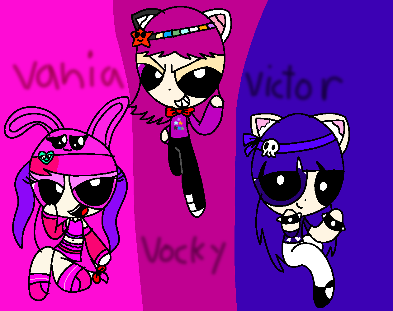 Victor Vicky Mod Vocky, Victor, and Vania by Madisonarthur2009 on DeviantArt