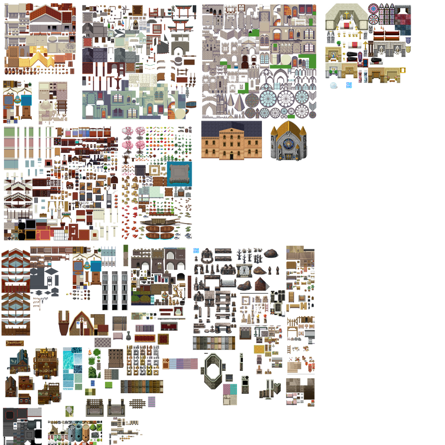 Themed tilesets by hewitt70 on DeviantArt