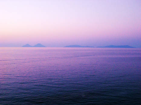 Purple and Blue Sunset