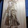 Punisher after Portacio Pyrography. 