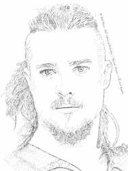 Alexander Dreymon as Uhtred from The Last Kingdom