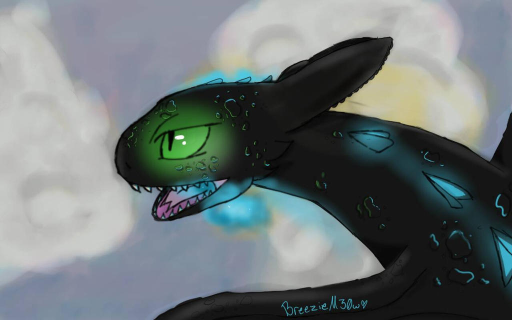 Toothless Intimidating Angry Toothless by BreezieM30w on DeviantArt