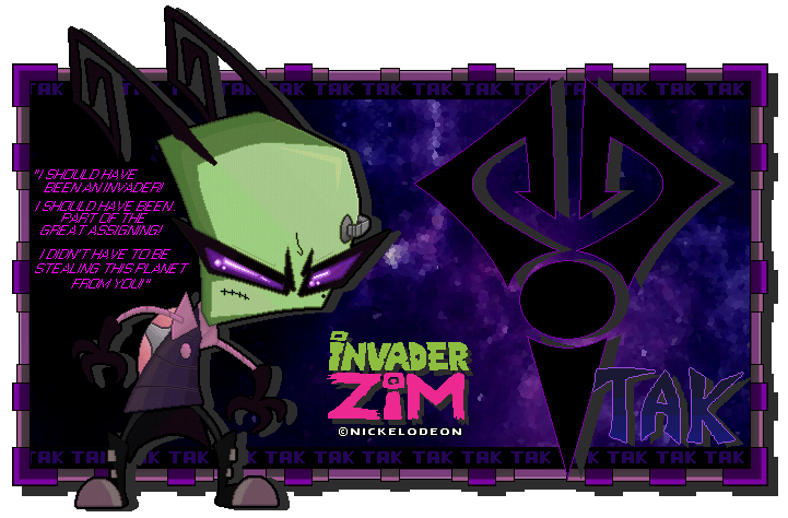 The Hideous New Girl - Tak (Invader Zim) by FierceTheBandit on DeviantArt