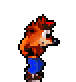 Crash Bandicoot Running - Pixel Doll